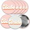 Big Dot of Happiness Bride's Babes - 3 inch Bachelorette Party Badge - Pinback Buttons - Set of 8